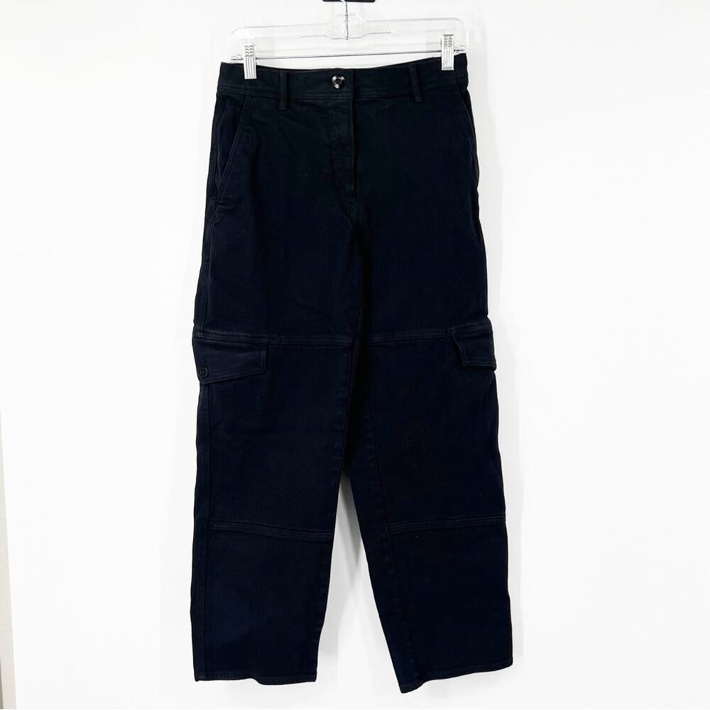 Wilfred Free Aritzia Black High Rise Cargo Pants